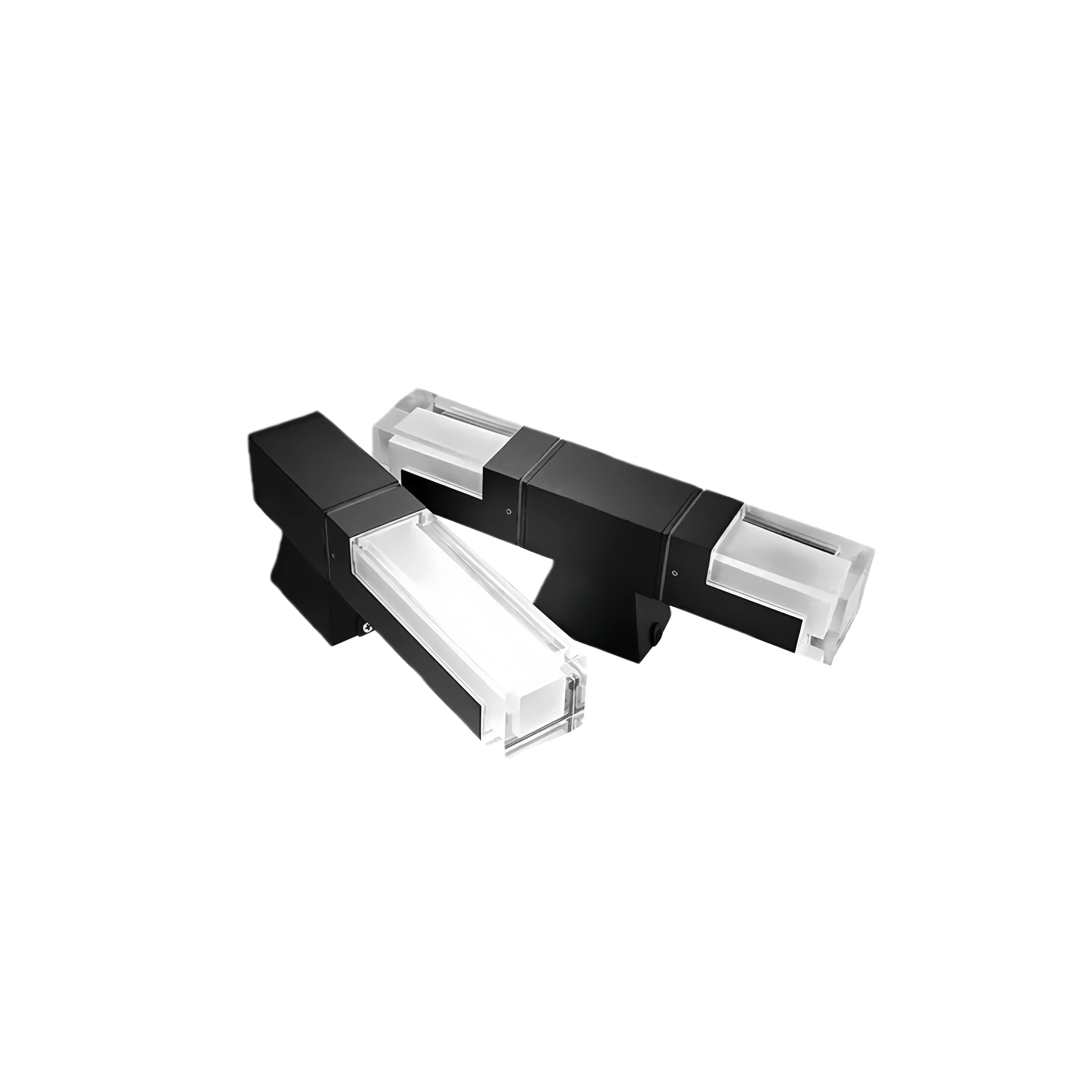 Modern Black Rectangle Outdoor Wall Light